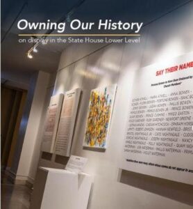 “Owning Our History” Exhibit at Rhode Island State House
