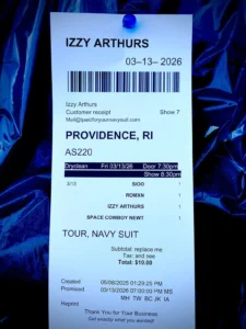 Izzy Arthurs + Sioo + ROMXN + Space Cowboy Newt