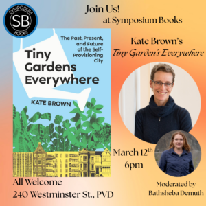 Author Event! Kate Brown’s “Tiny Gardens Everywhere”