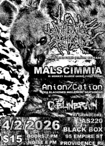 Artificial Extinction + Malscimmia + Anion/Cation + Goblin Brain