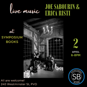 Live Music! Joe Sabourin & Erica Risti at Symposium Books