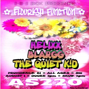 Helixx + Blargg + The Quiet Kid