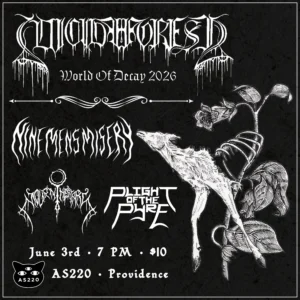 Suicide Forest + Nine Men’s Misery + Mourn the Stars + Plight of the Pyre