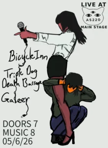 FREE SHOW – Triple Dog Death Barrage + Galeer + Bicycle Inn