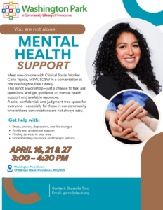 MENTAL HEALTH SUPPORT / ENGLISH AND SPANISH