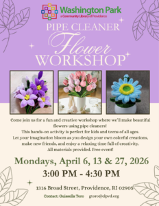 PIPE CLEANER FLOWER WORKSHOP
