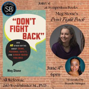 Author Event! Meg Stone’s “Don’t Fight Back”