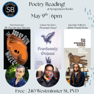 Poetry Panel! Three poets read and discuss their work!