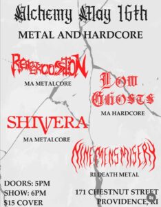 Nine Men’s Misery, Shivera, Low Ghosts, American Amnesia
