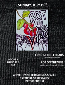 Rot On The Vine + Ferns & Fiddleheads