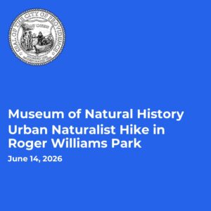 Museum of Natural History Urban Naturalist Hike in Roger Williams Park