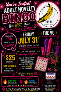 Adult Novelty Bingo