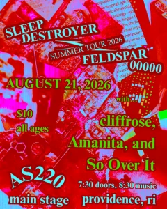 Sleep Destroyer + Feldspar 00000 + cliffrose + Amanita + So Over It