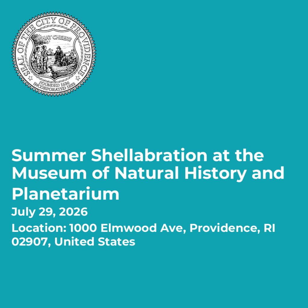 Event details for Summer Shellabration at the Museum of Natural History and Planetarium on July 29, 2026.