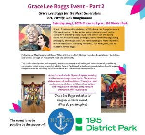 Grace Lee Boggs for the Next Generation: Art, Family & Imagination