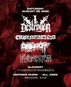 I, Destroyer, Cruentation, Gnawed Off, Vivisection