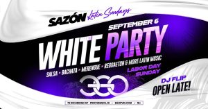 Sazón Labor Day Sunday White Party