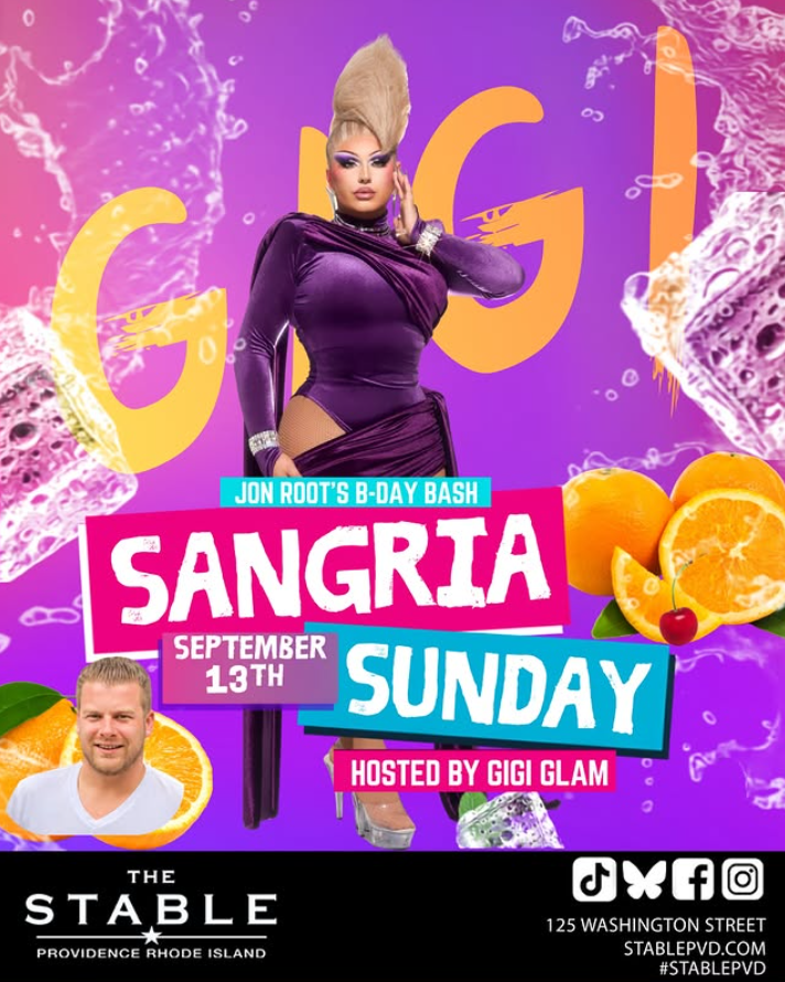 Gigi Glam hosts a birthday bash for Jon Root featuring colorful drinks and vibrant decorations.