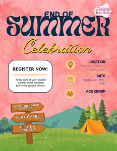 Summer Camp: An end of summer celebration for adults!