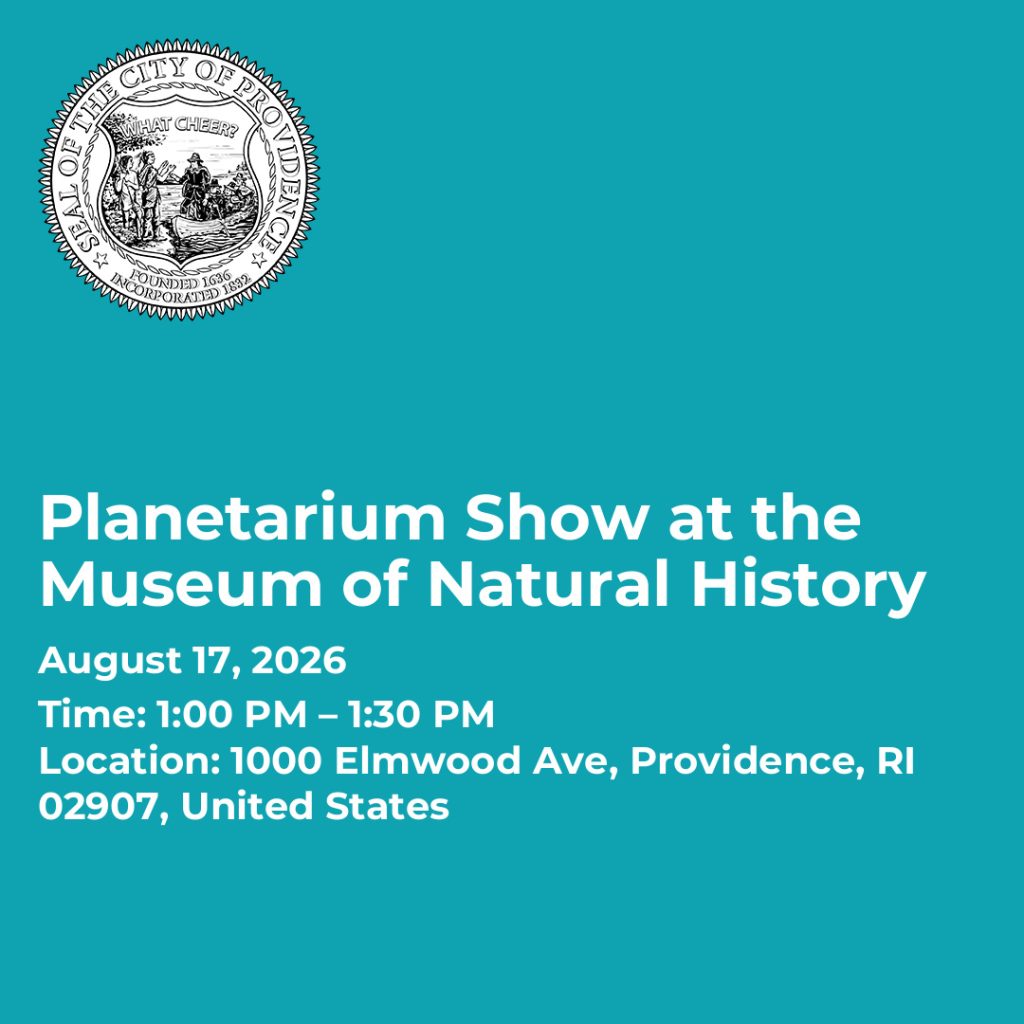 Event details for a planetarium show at the Museum of Natural History on August 17, 2026, from 1:00 PM to 1:30 PM.
