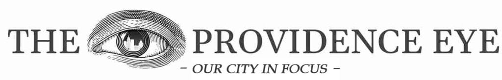 Logo for "The Providence Eye" featuring an eye illustration and the tagline "Our City in Focus.