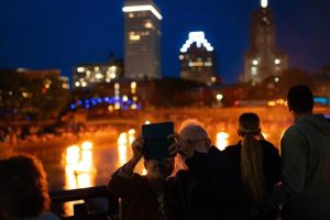 WaterFire Full Lighting presented by the Providence Tourism Council
