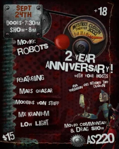 Mystery Clown Theater 3000 presents: Robots