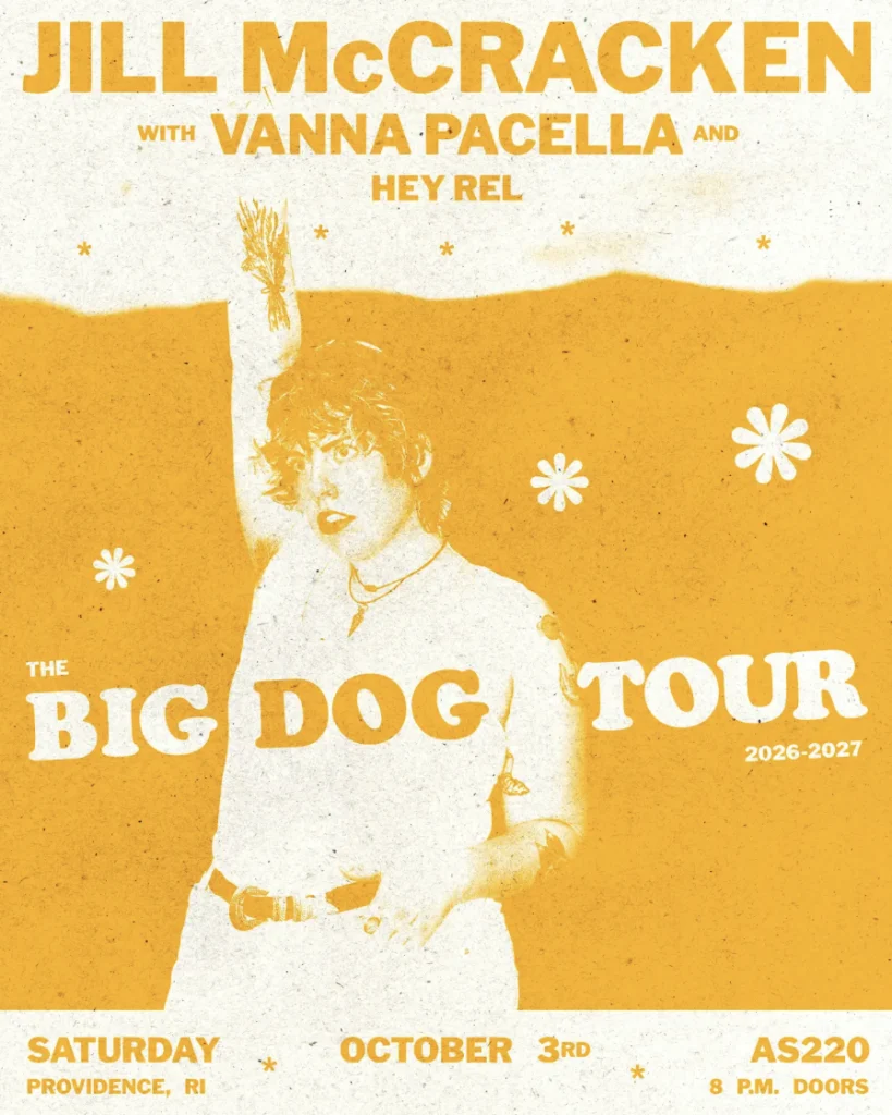 Jill McCracken performs with Vanna Pacella and Hey Rel for the Big Dog Tour in Providence, RI, on October 3rd.