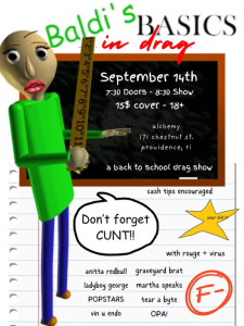 Baldi’s Basics in Drag