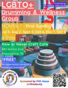 LGBTQ+ Drumming and Wellness Group