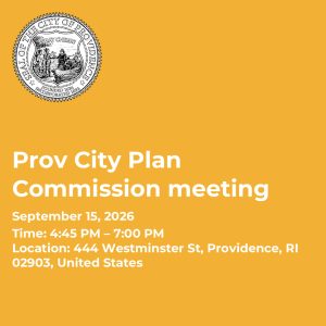 Prov City Plan Commission meeting