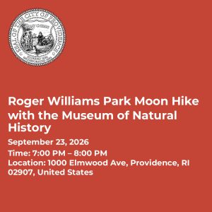 Roger Williams Park Moon Hike with the Museum of Natural History