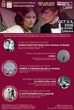 Film festival poster featuring event details, including dates, film titles, and times.