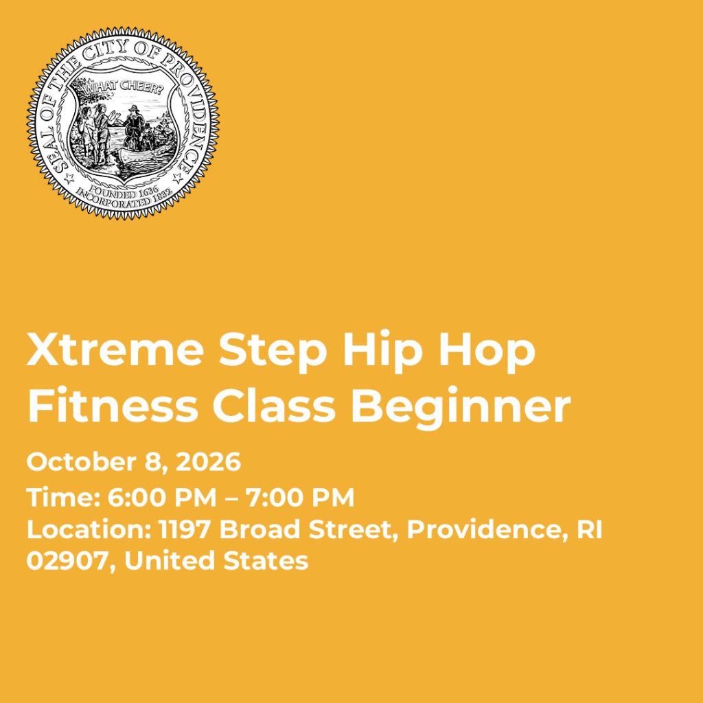 Xtreme Step Hip Hop Fitness Class for beginners on October 8, 2026, from 6:00 PM to 7:00 PM in Providence, RI.